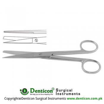 Cottle-Massing Plastic Surgery Scissor Curved - Sharp/Sharp Stainless Steel, 10.5 cm - 4 1/8"